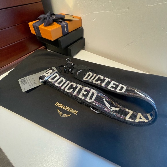 Zadig & Voltaire Black Crossbody Bag with Silver Accents - Picture 5 of 16